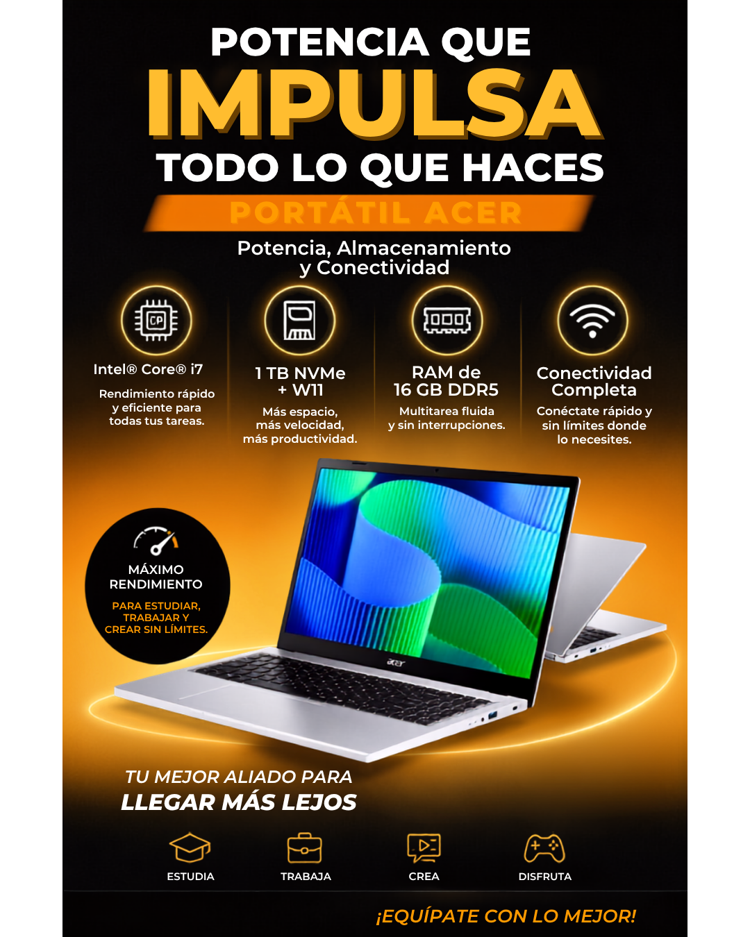 Acer Extensa 15 EX215-57-737Z - Imagen 2